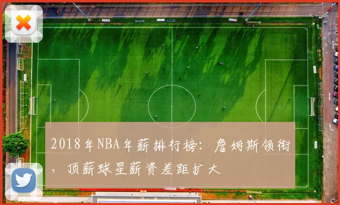 2018年NBA年薪排行榜:詹姆斯领衔,顶薪球星薪资差距扩大