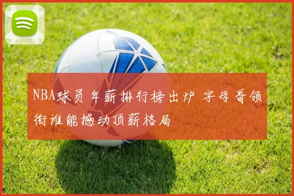 NBA球员年薪排行榜出炉 字母哥领衔谁能撼动顶薪格局