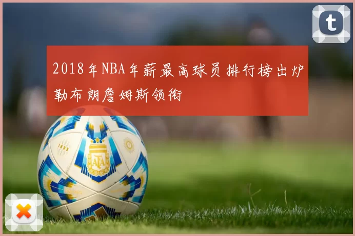 2018年NBA年薪最高球员排行榜出炉勒布朗詹姆斯领衔